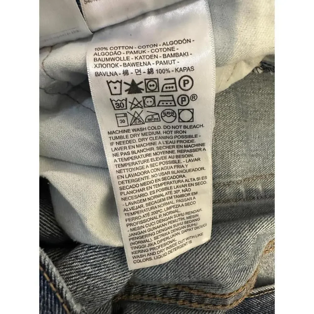 Men’s 36 x 32 Levi’s 505 Jeans Straight Leg Distressed Work Chore